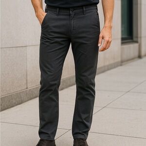 Lululemon ABC Pants Mens 33 Grey Slim Fit Warpstreme Chino Utilitech Pants